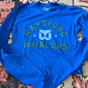 Hartford Whalers long sleeve top NWOT